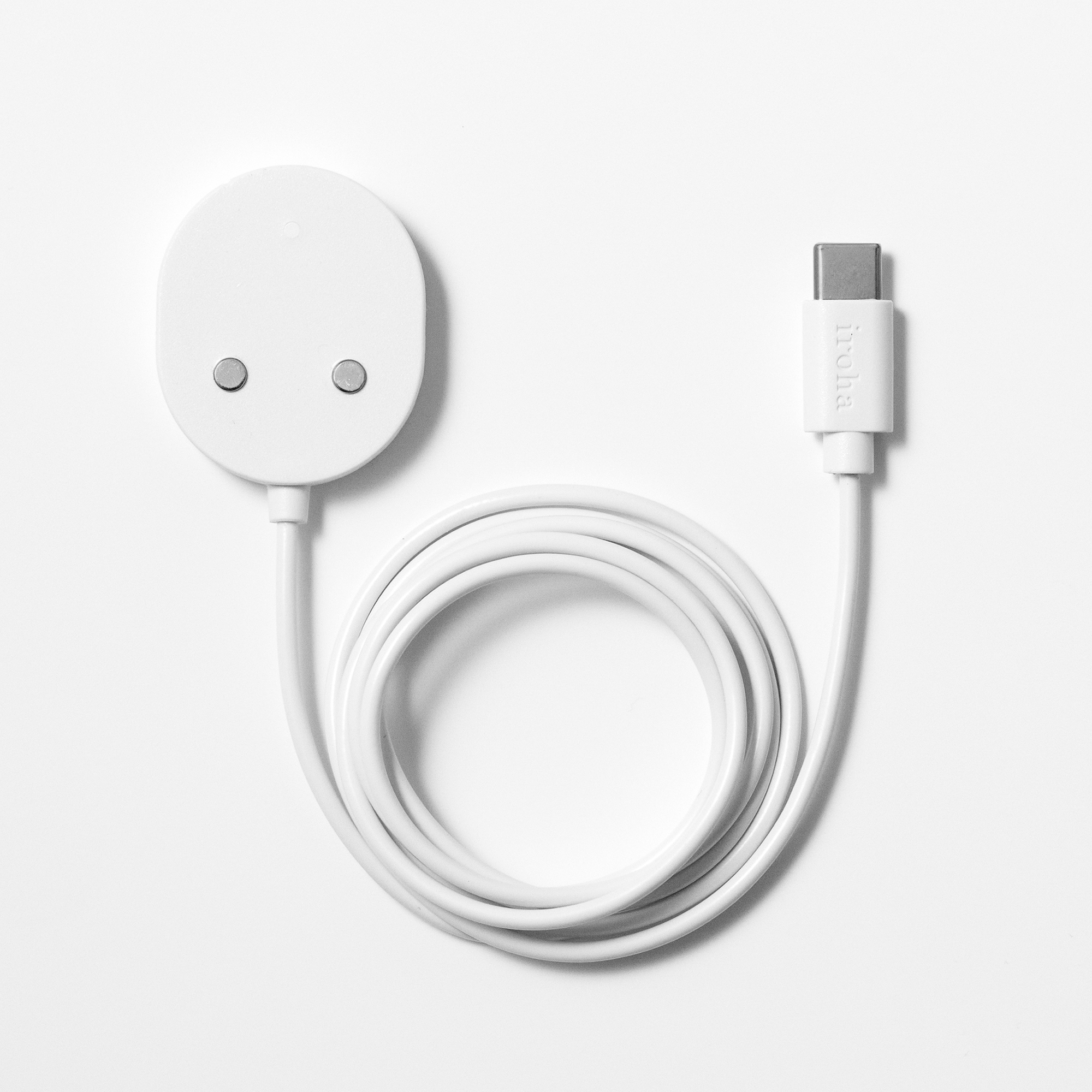 iroha系列充電線 白（磁吸底座對USB-C）