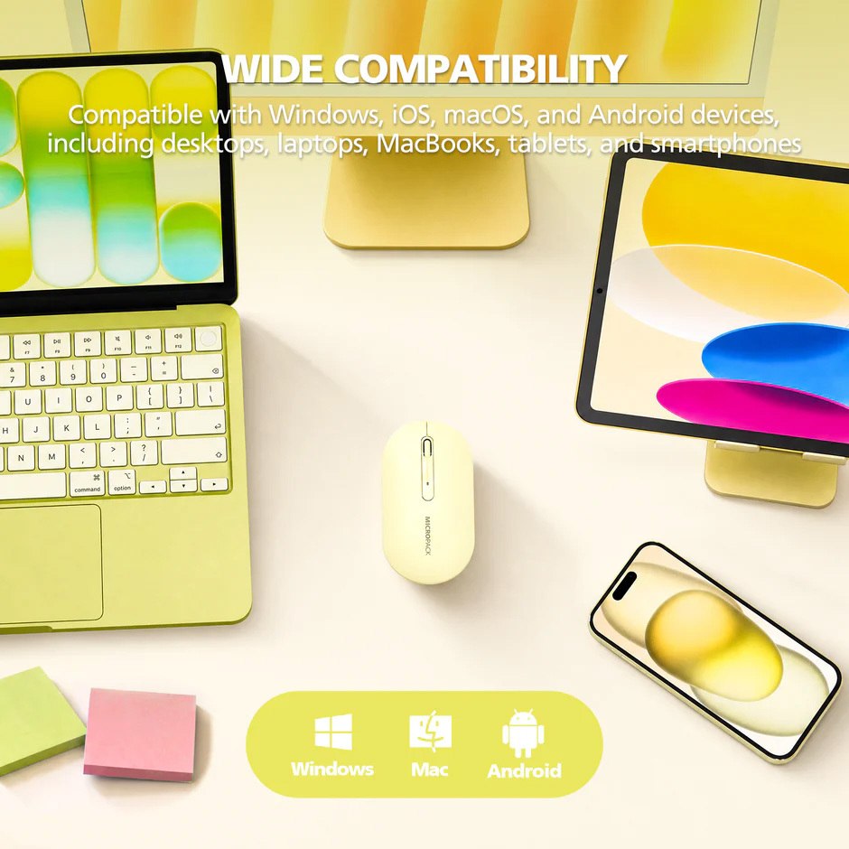 Micropack Bluetooth Wireless Silent Computer Mouse MP-735B