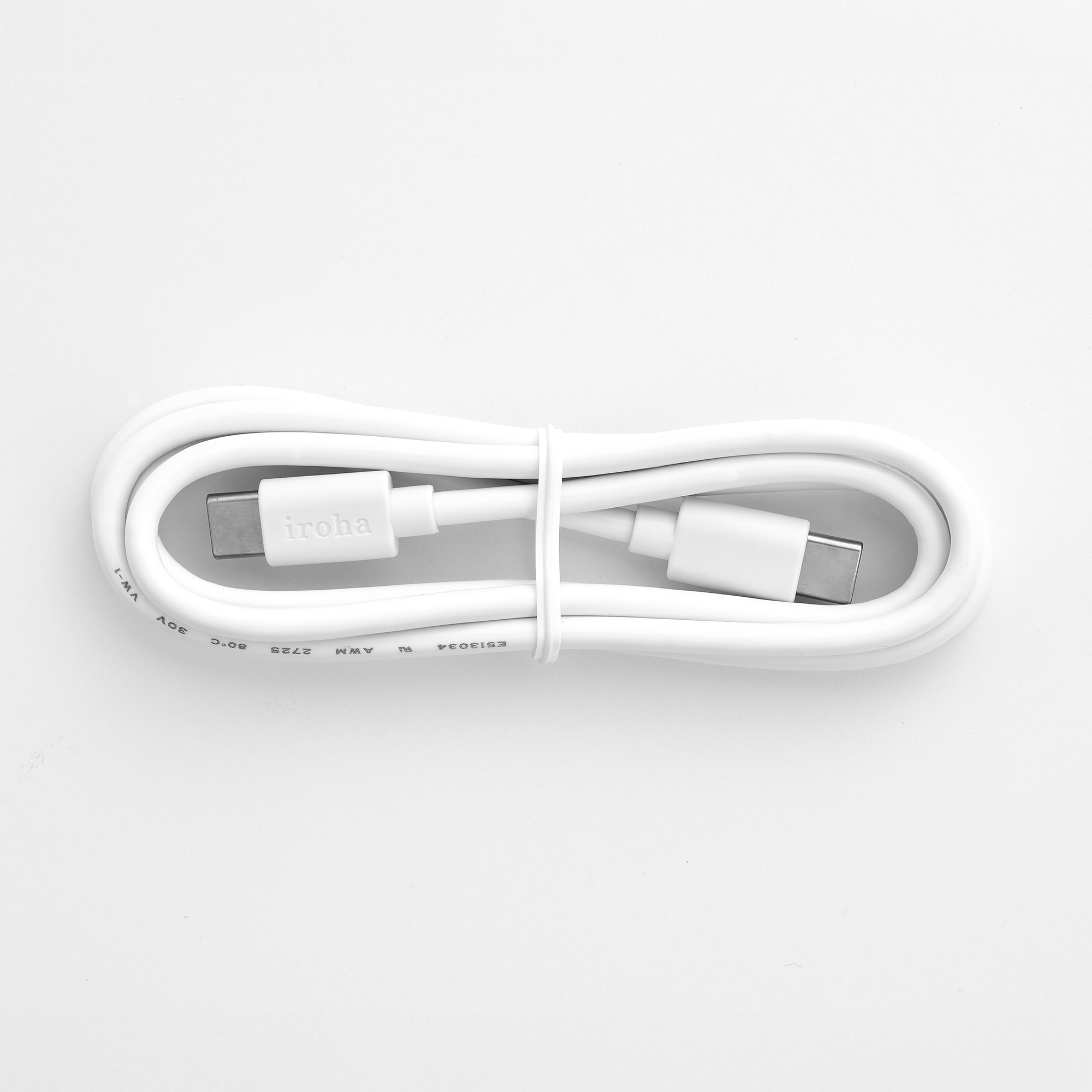 iroha系列充電線 白（USB-C對USB-C）