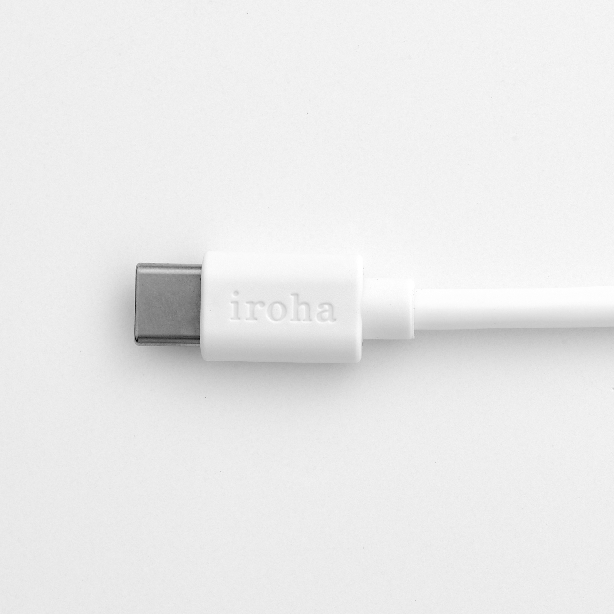 iroha系列充電線 白（USB-C對USB-C）