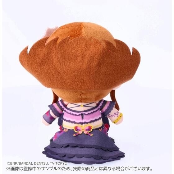254353 Pbandai 預訂 2027/1月 【予約販売】アイカツ！シリーズChibiぬいぐるみ プレミアムレアver. 紫吹 蘭ローズボンボンコーデ＜特典付き＞