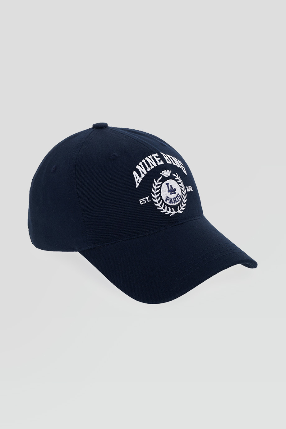 Anine Bing｜JEREMY 大學風刺繡棉質棒球帽