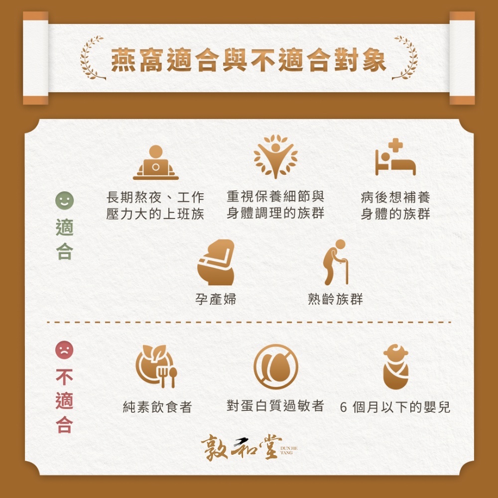 燕窩適合與不適合對象