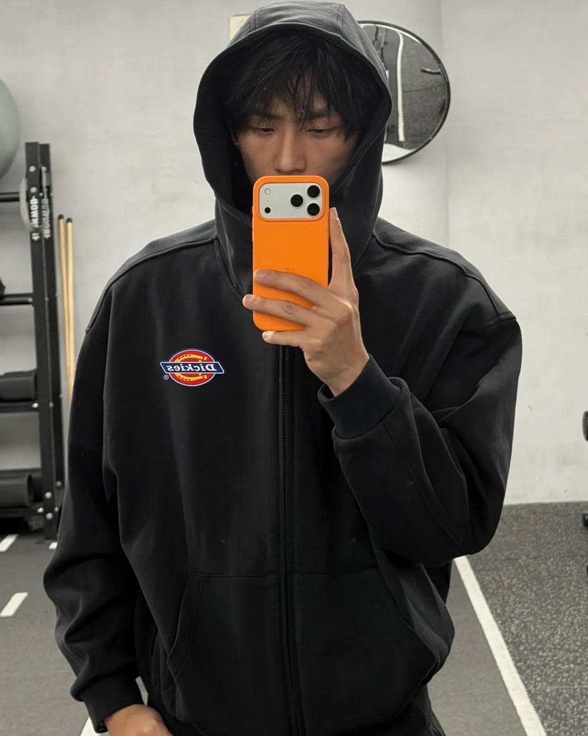 DICKIES 美式 復古 雙拉鍊 高磅 刺繡 連帽外套 4色