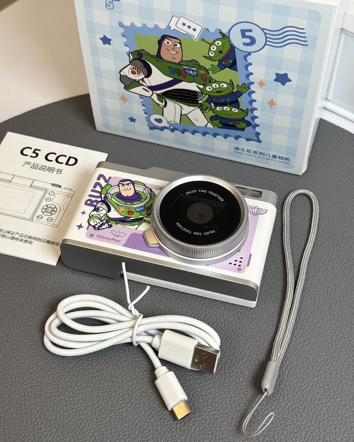 Disney 正版授權 玩具總動員 巴斯光年 三眼怪 CCD 180度 自拍 翻轉相機 2款