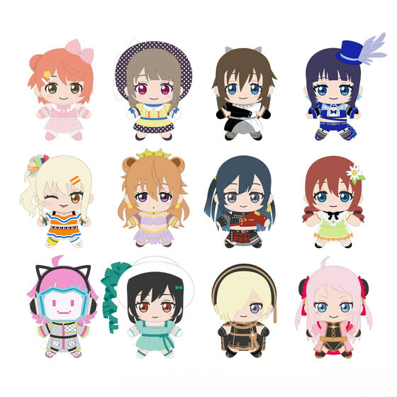 254398 Pbandai 預訂 2026/12月 ラブライブ！虹ヶ咲学園スクールアイドル同好会 虹ヶ咲学園購買部 TVアニメソロ衣装ぬいぐるみ(全12種)