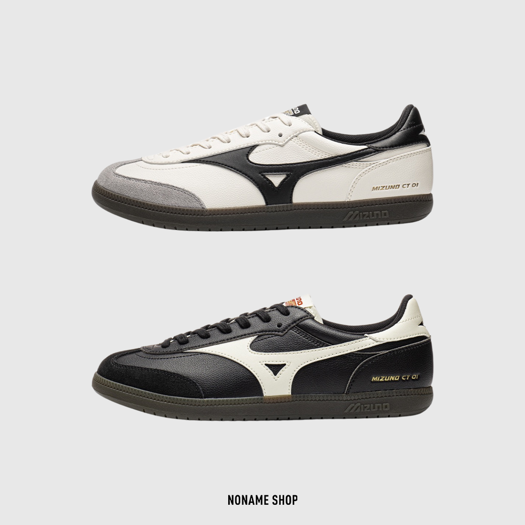 MIZUNO CT 01 復古 皮革 休閒 薄底鞋 兩色 (男/女同款)