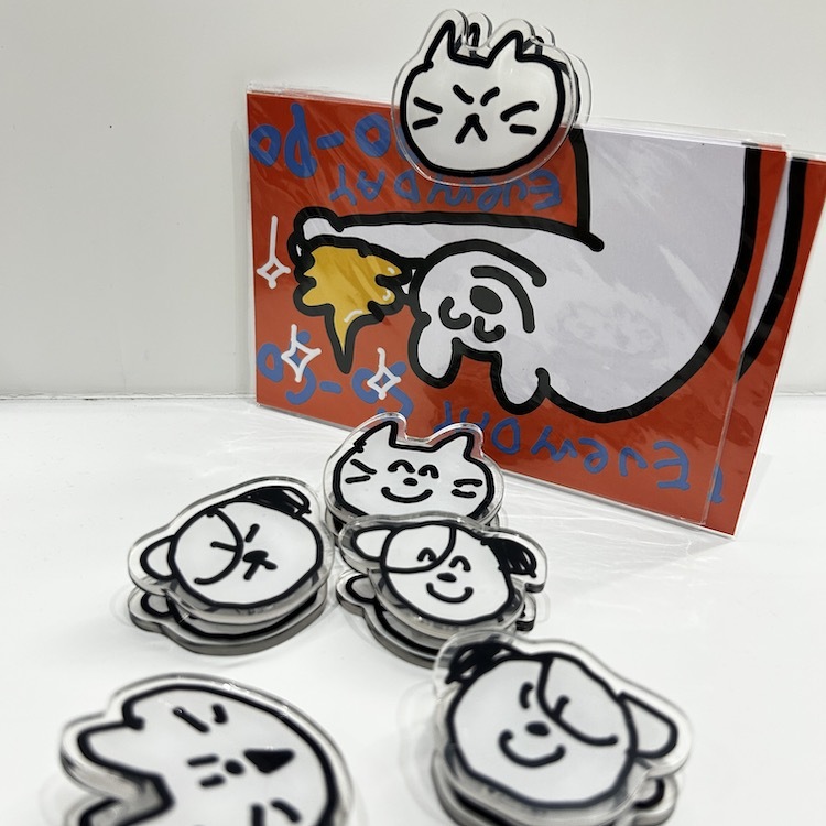 【咪室 MEOWMI TATTOO】笑貓笑狗大頭夾