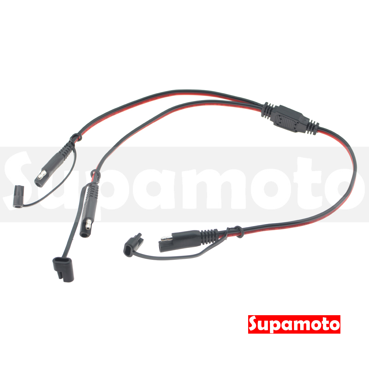 -Supamoto- SAE快接充電線—B40 (一對二/電瓶/哈雷/保險絲/重機)