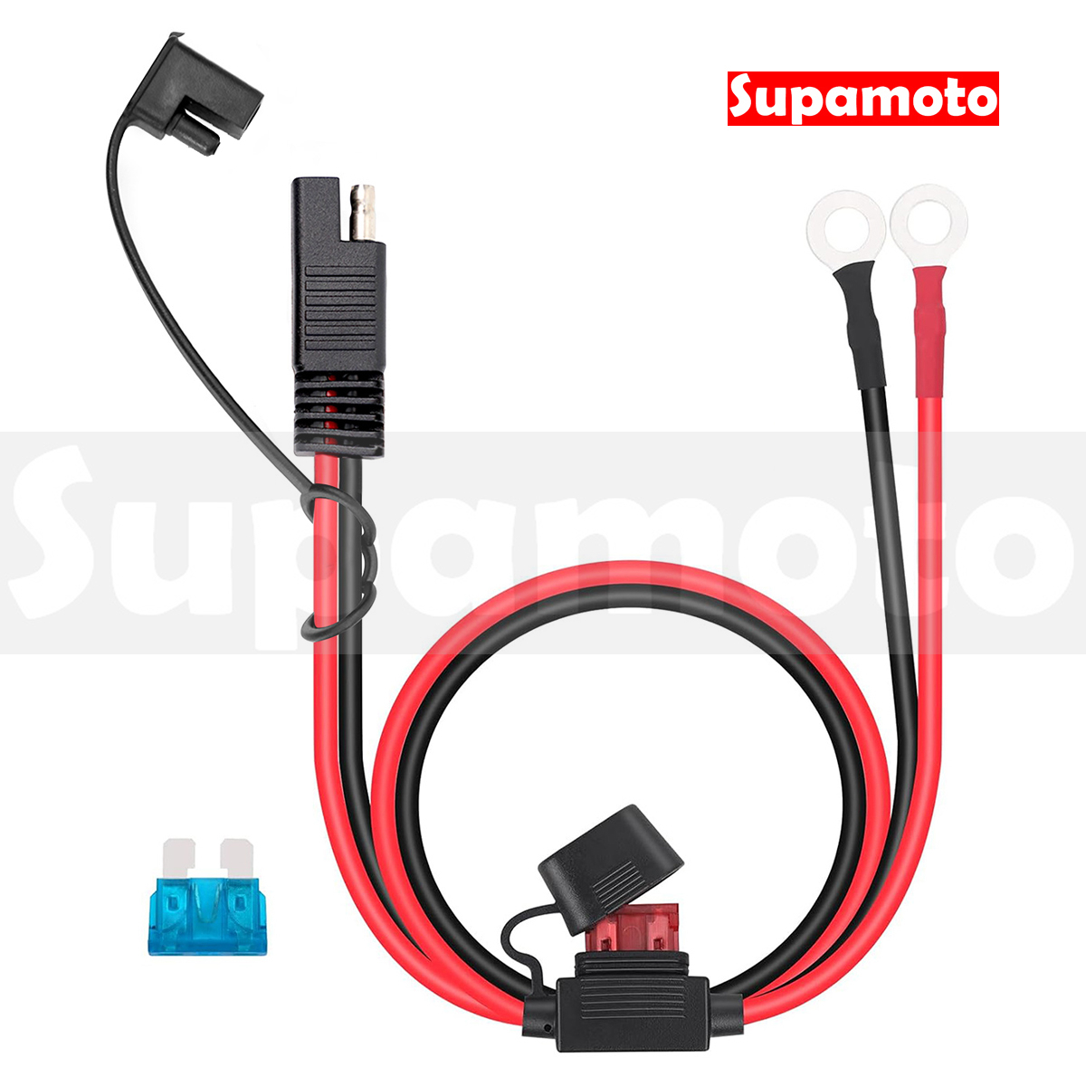 -Supamoto- SAE快接充電線—B40 (一對二/電瓶/哈雷/保險絲/重機)