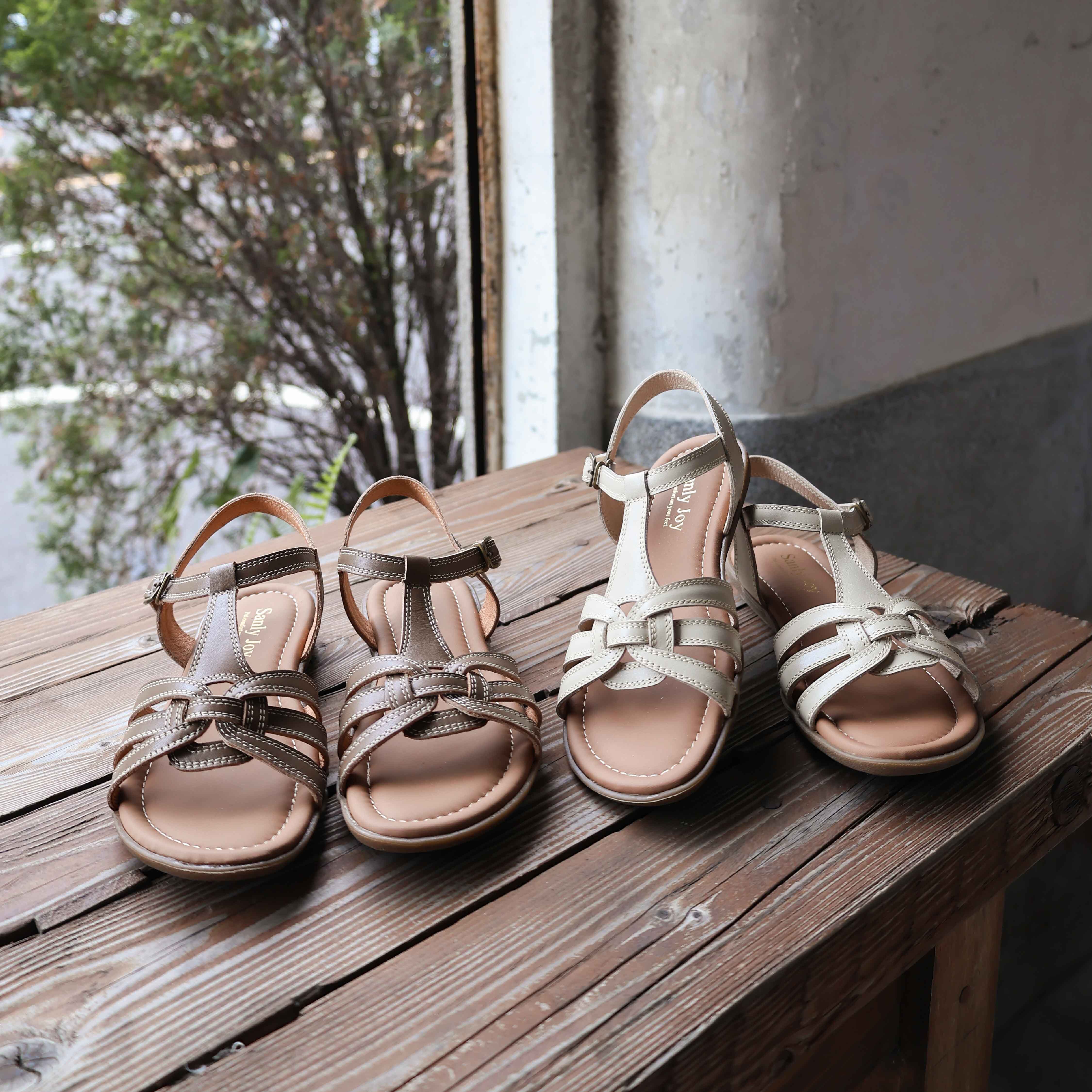 Pearl Leather Sandals