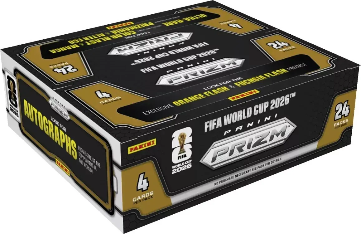2026 Panini Prizm FIFA World Cup Soccer Retail Box