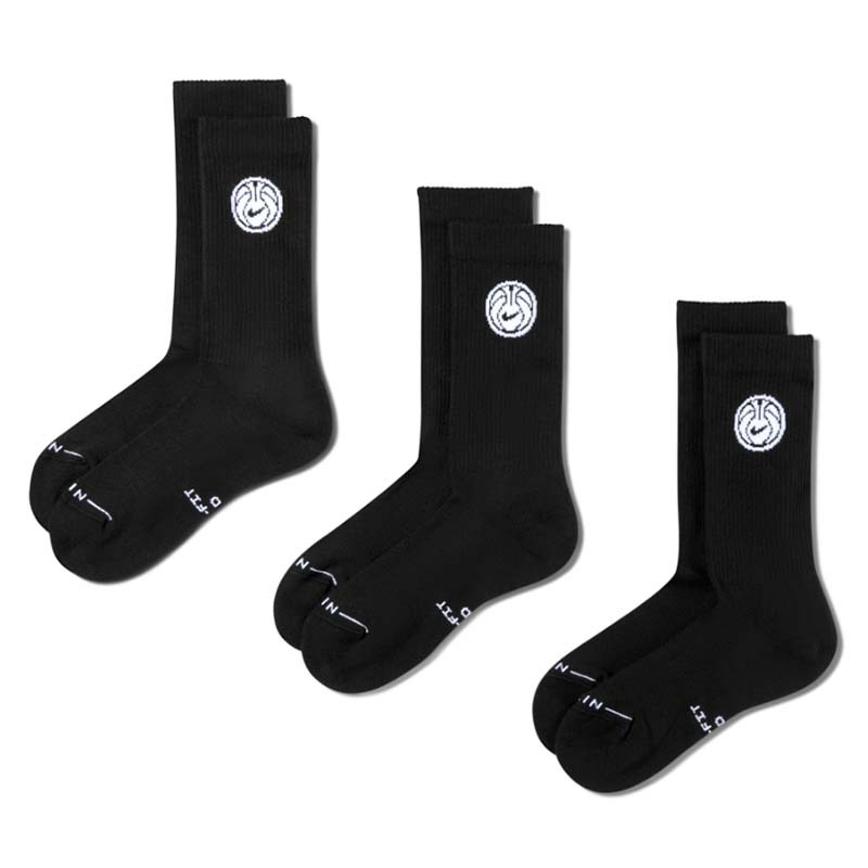 Nike Everyday Elevated 中筒運動襪 襪子 3雙入 黑色 IH8631-902 [台灣現貨]
