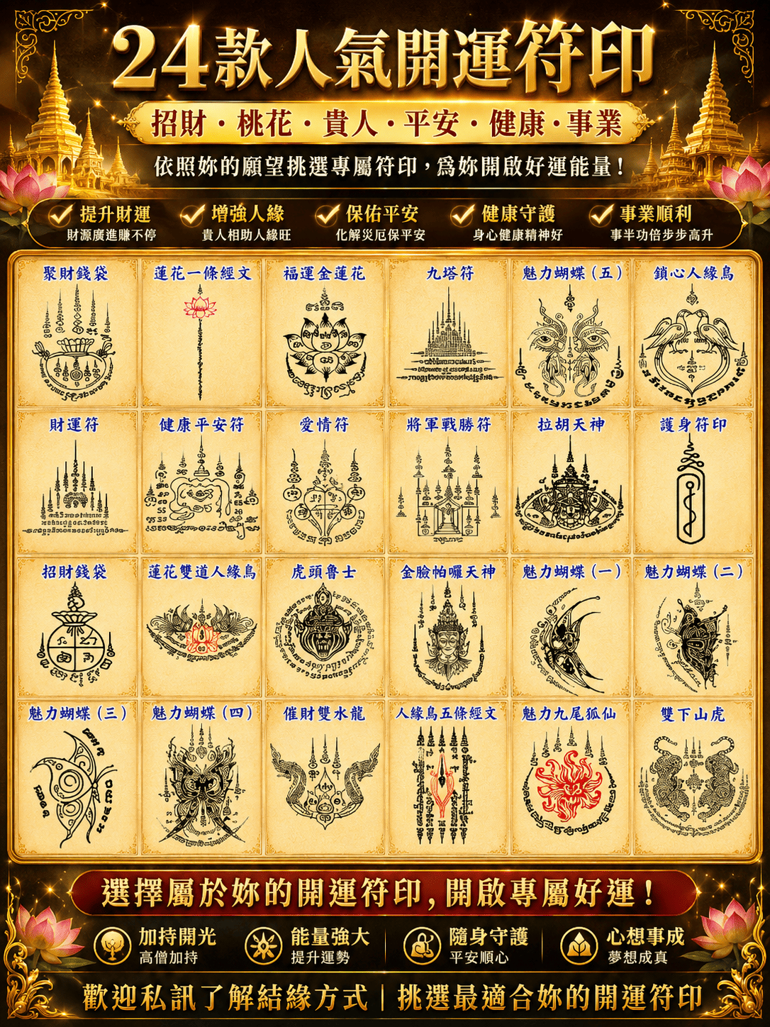 符印圖案與選擇指南