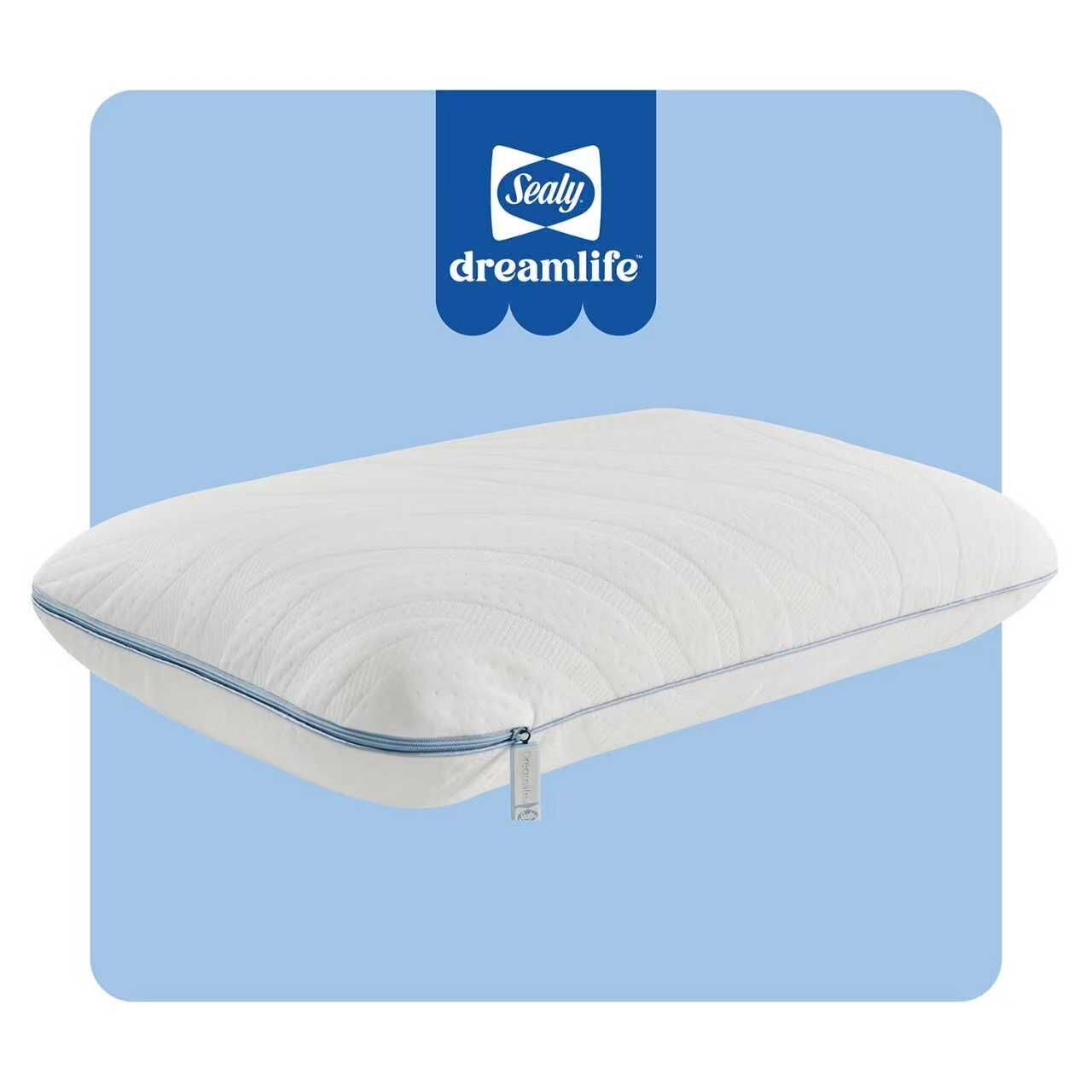 【預購】Sealy Dreamlife H071409 中型記憶泡沫枕頭