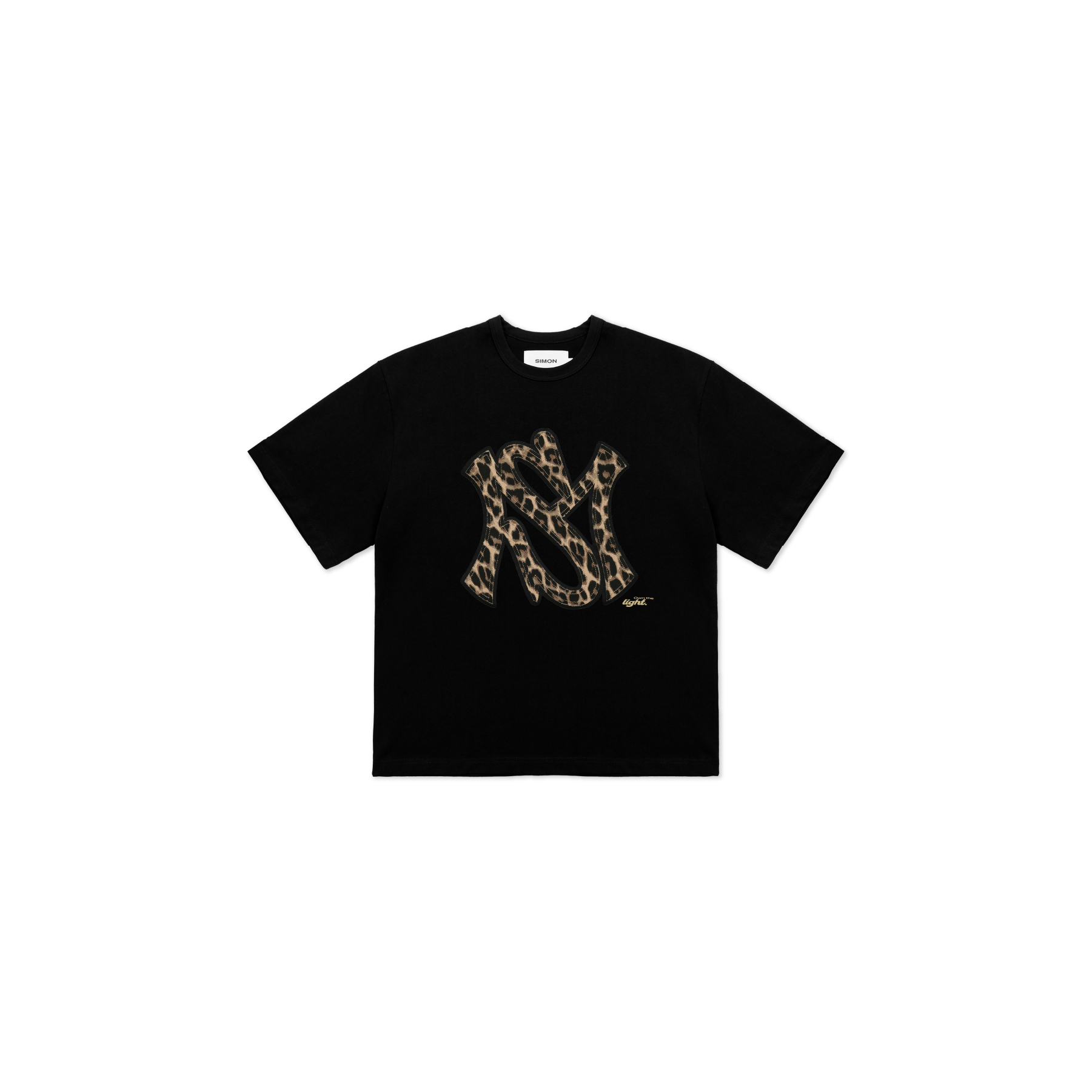 SIMON MADE TS-2628 "SM Tag" 美式 塗鴉 貼布 BOXY 短T