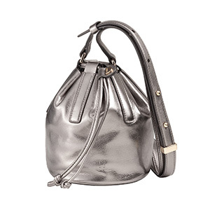 Dudu Leather bag - Filicudi 534-6064-45 Dark silver