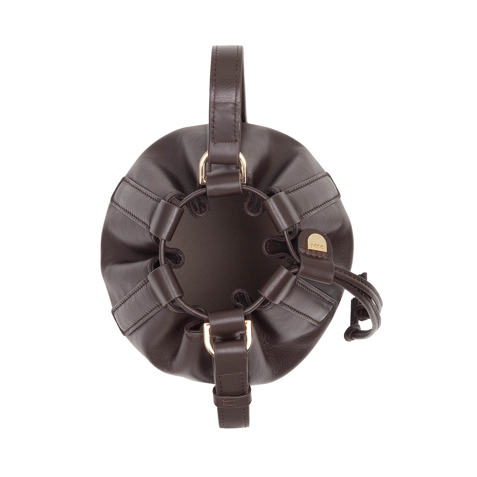 Dudu Leather bag - Filicudi 534-6064-46 Coffee brown