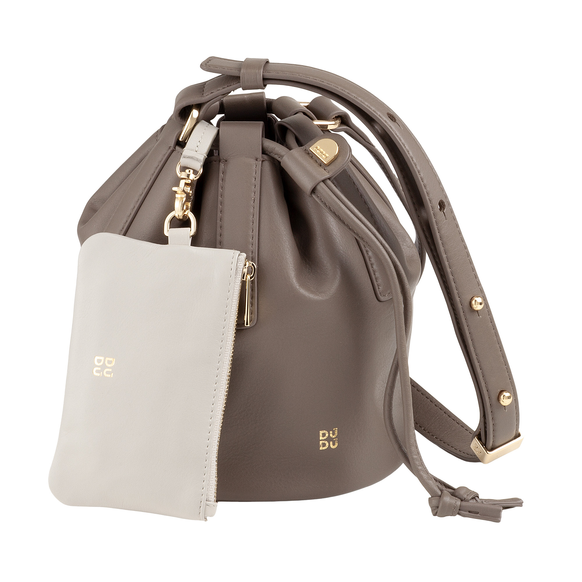 Dudu Leather bag - Filicudi 534-6064-85 Taupe