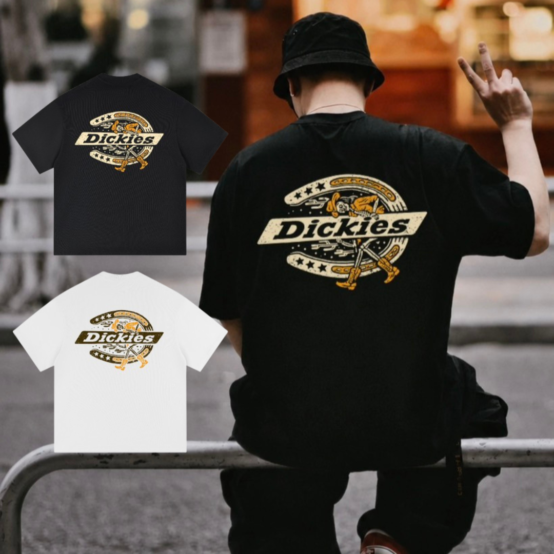 『預購商品』Dickies 美式復古Logo骷髏印花短T 男女同款 DK0A889N-XT1-W5-XT