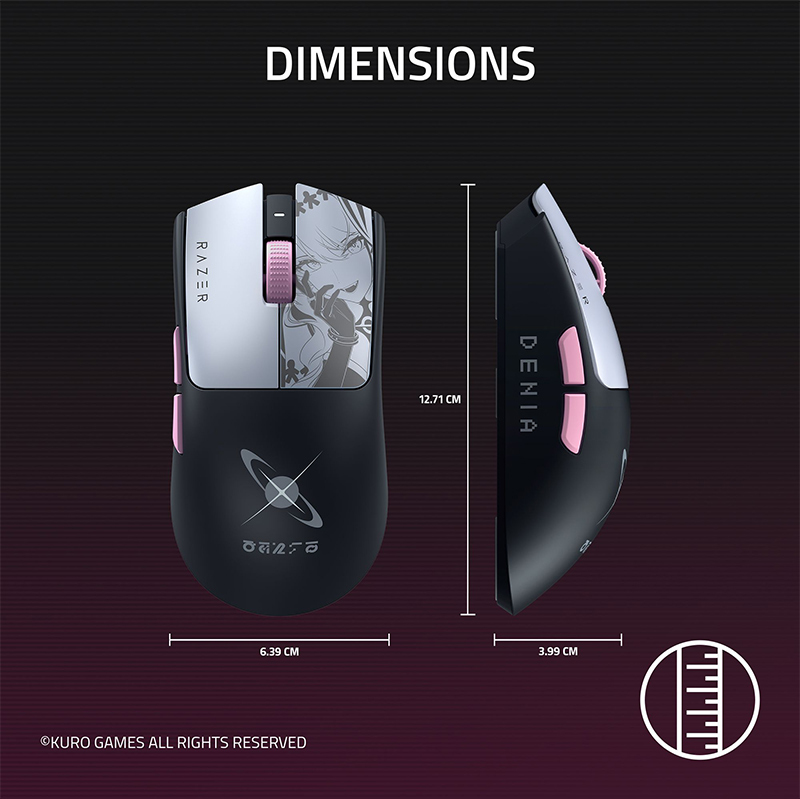 Razer 雷蛇VIPER V3 PRO SE 毒蝰鳴潮限定版無線電競滑鼠輕量滑鼠光學