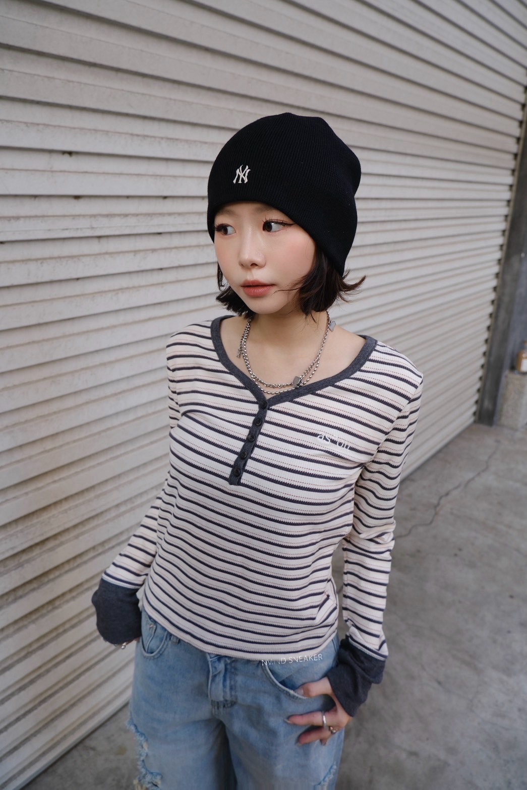<快速出貨> ASON VATICAN STRIPE TEE 條紋長袖T恤