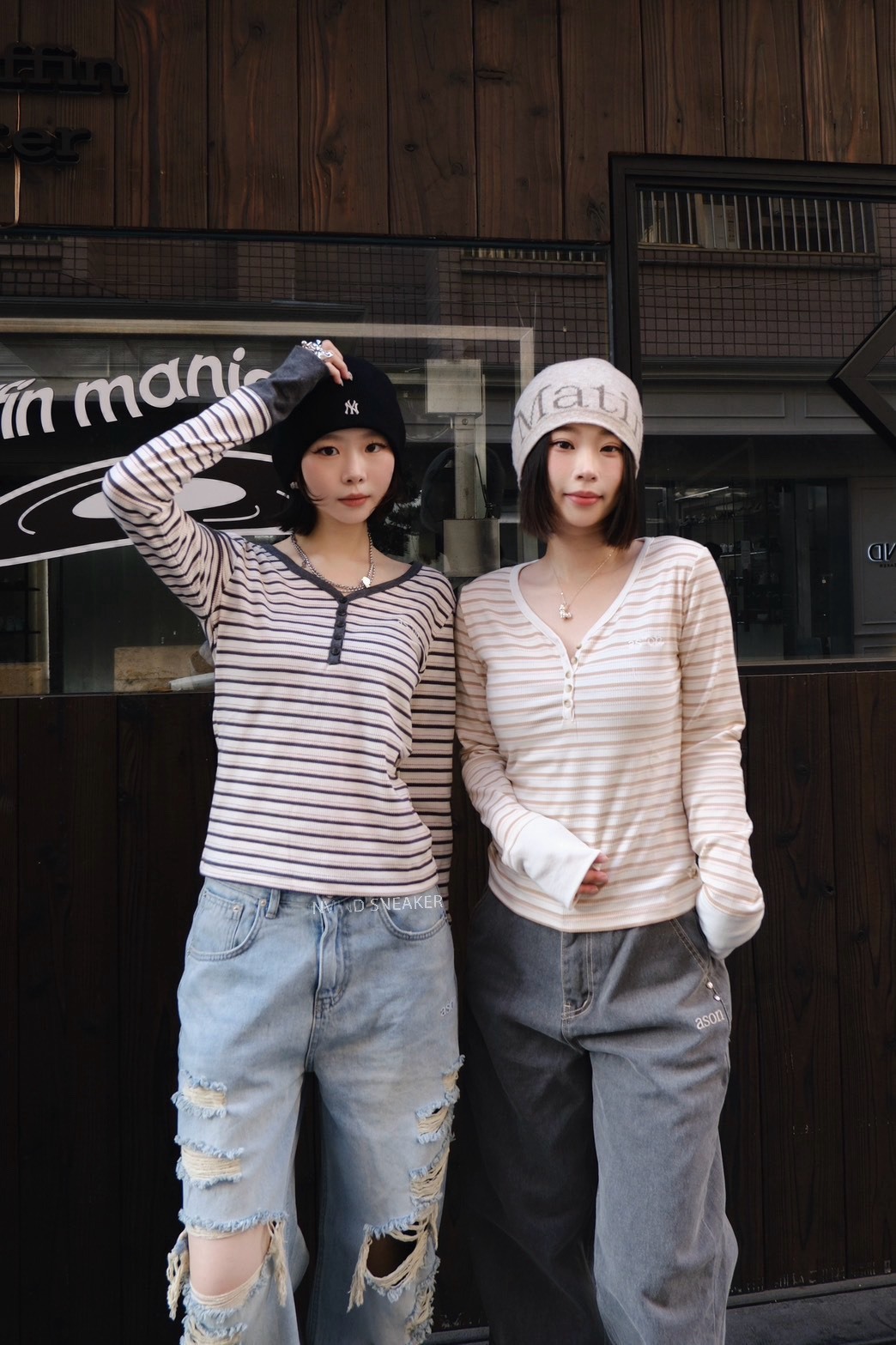 <快速出貨> ASON VATICAN STRIPE TEE 條紋長袖T恤