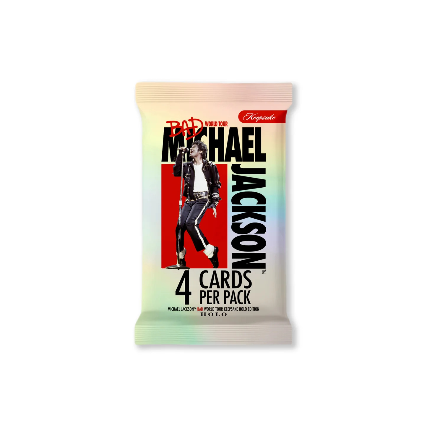 Michael Jackson Bad World Tour Keepsake Holo - Breaker Box