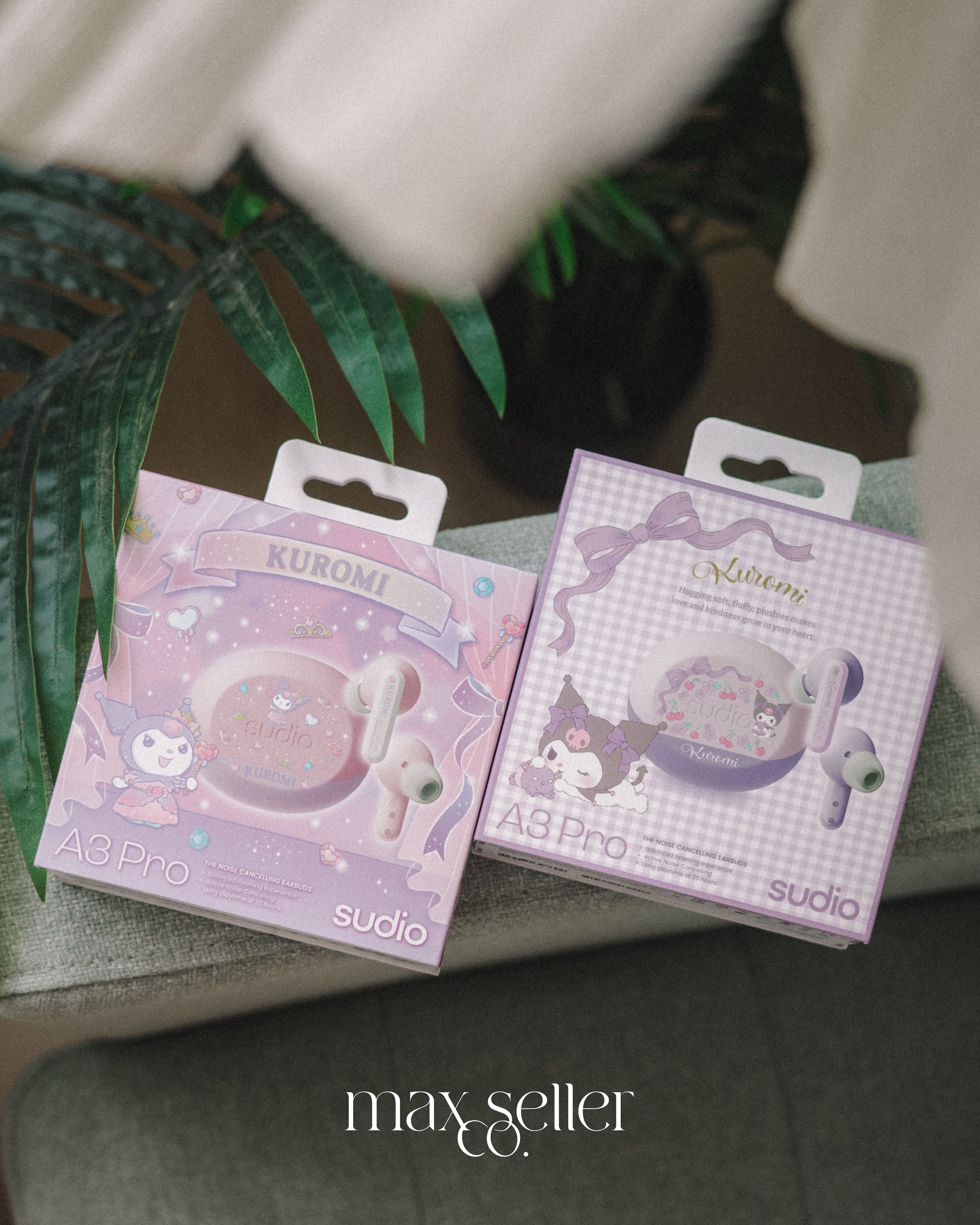 現貨｜原裝行貨一年保養｜SUDIO A3 Pro｜Kuromi 香港限定版｜真無線耳機