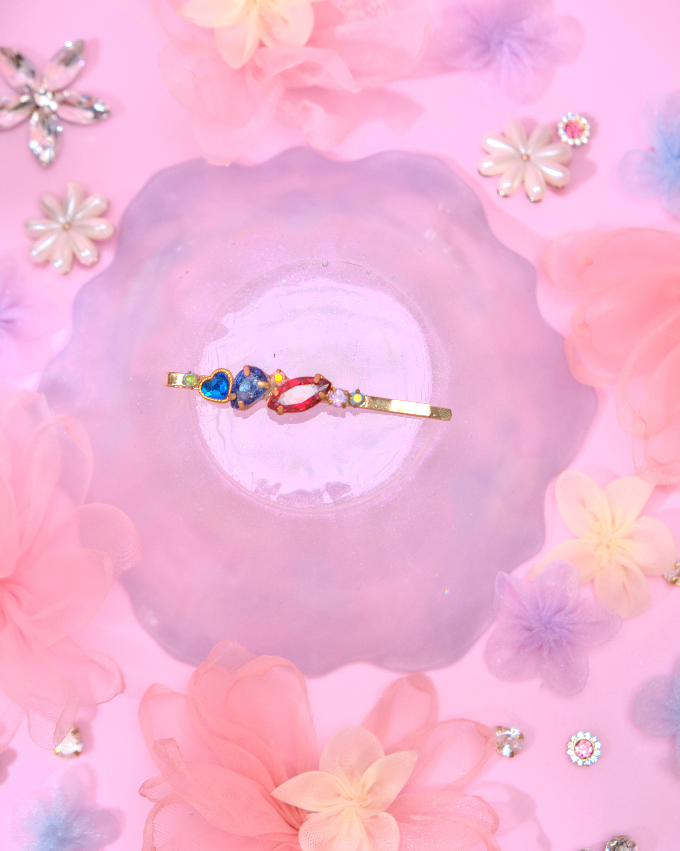 13753 Gemstone Hair Pins