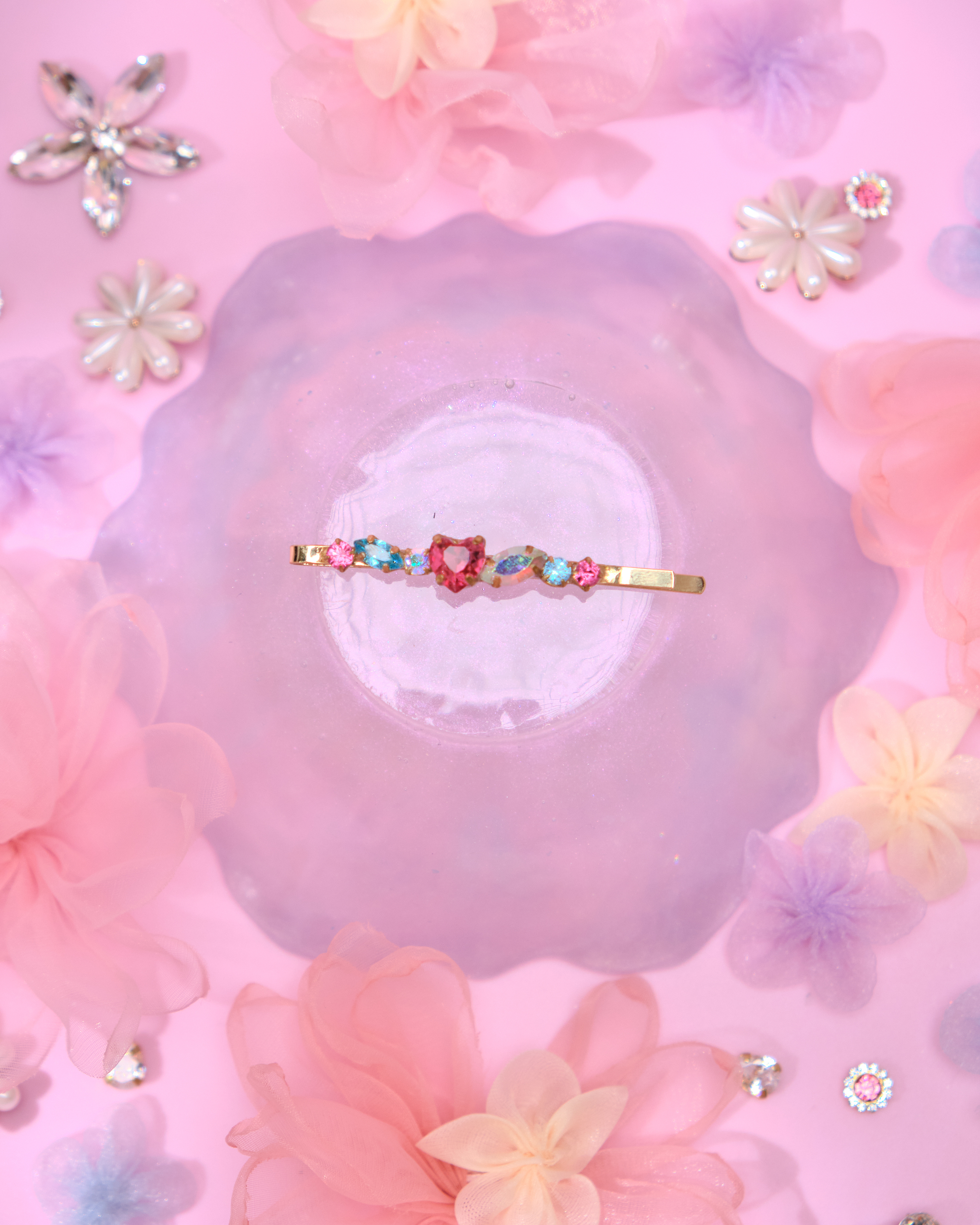 13752 Gemstone Hair Pins