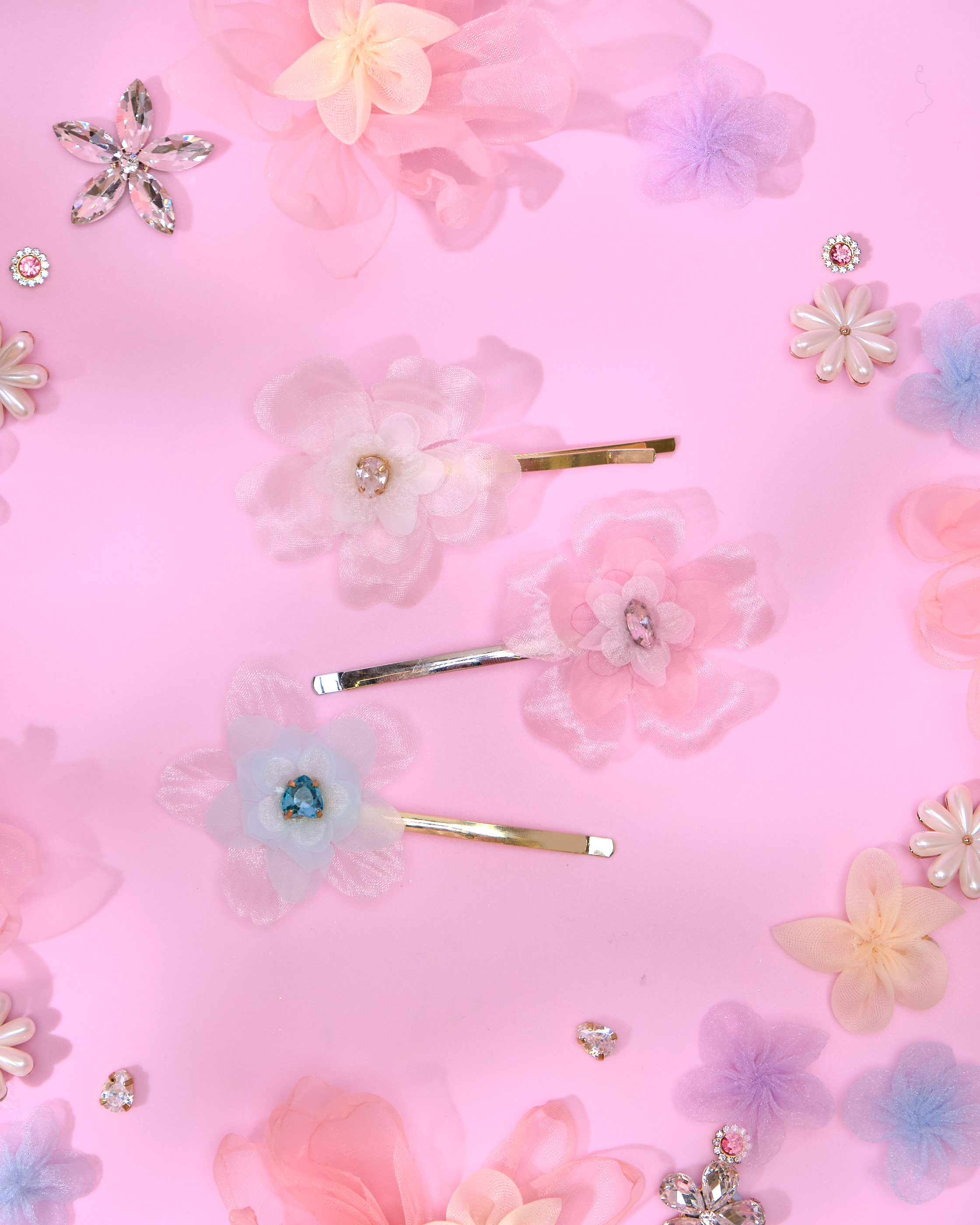 13748 Summer Flower Hair Pin