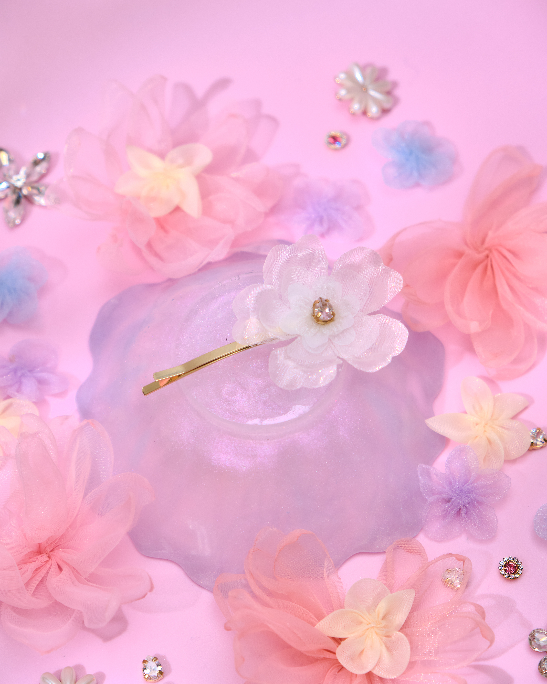 13746 Summer Flower Hair Pin