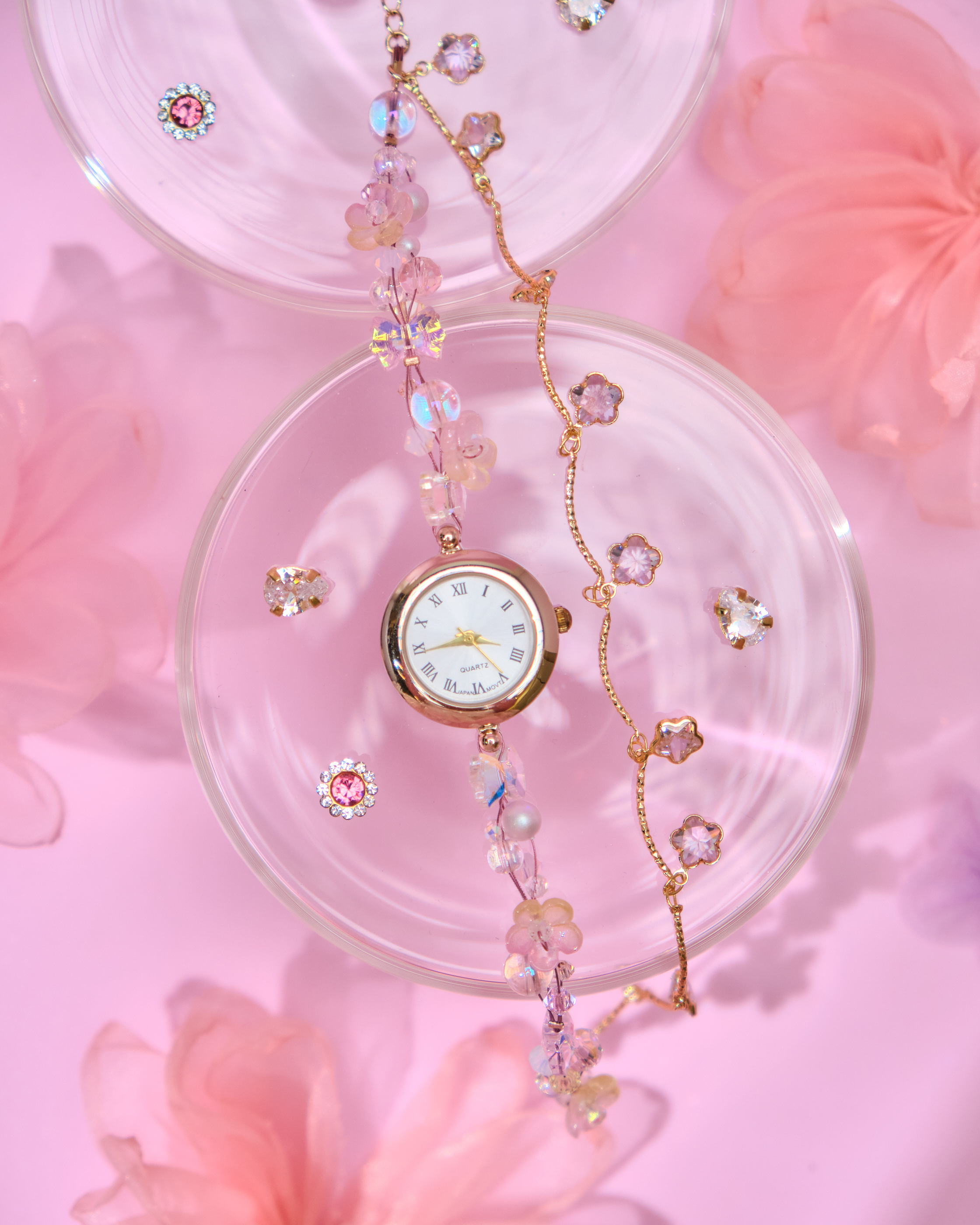 13745 Garden Party Floral Watch