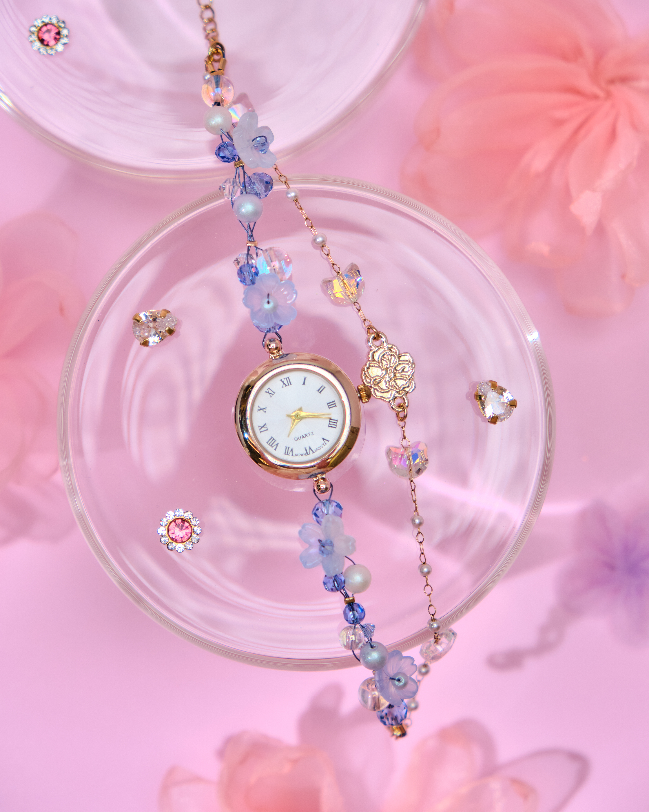 13743 Garden Party Floral Watch