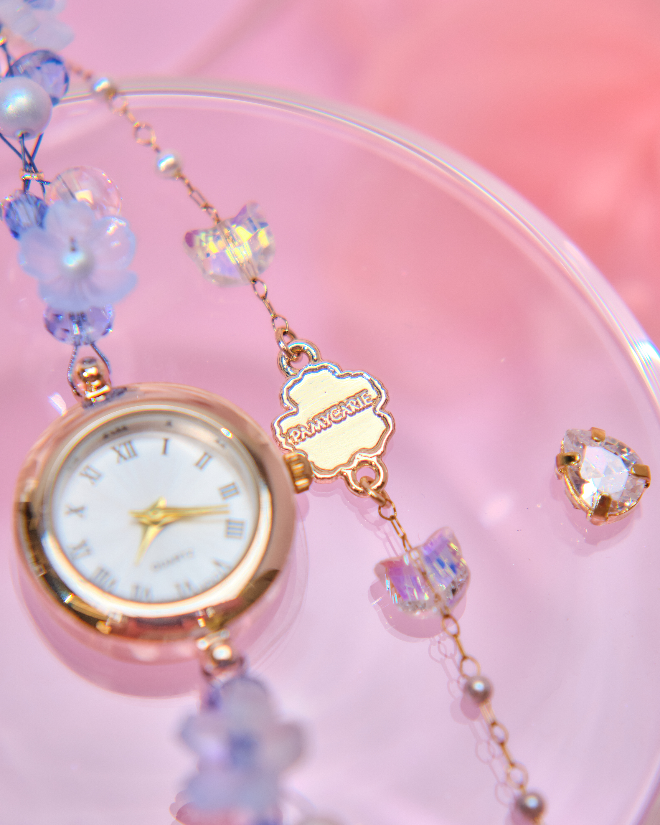 13743 Garden Party Floral Watch