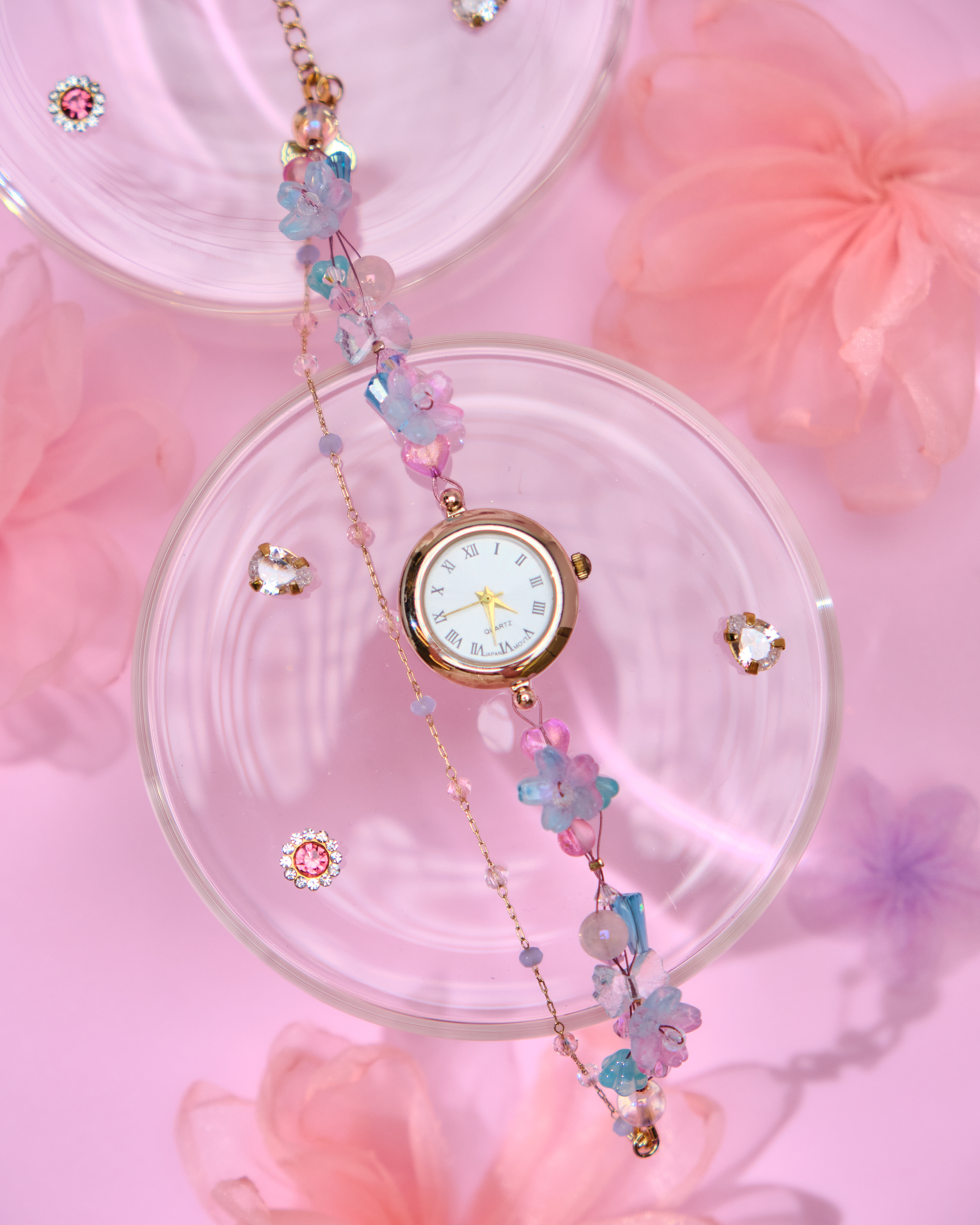 13742 Garden Party Floral Watch