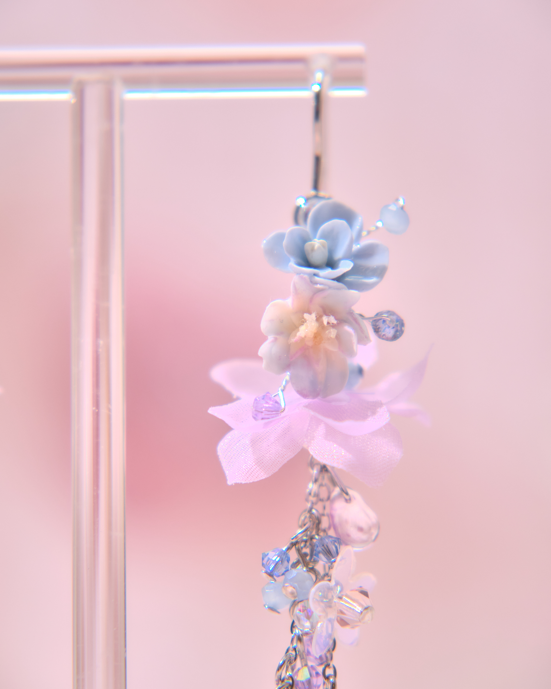 13740 Long Floral Whisper Earrings