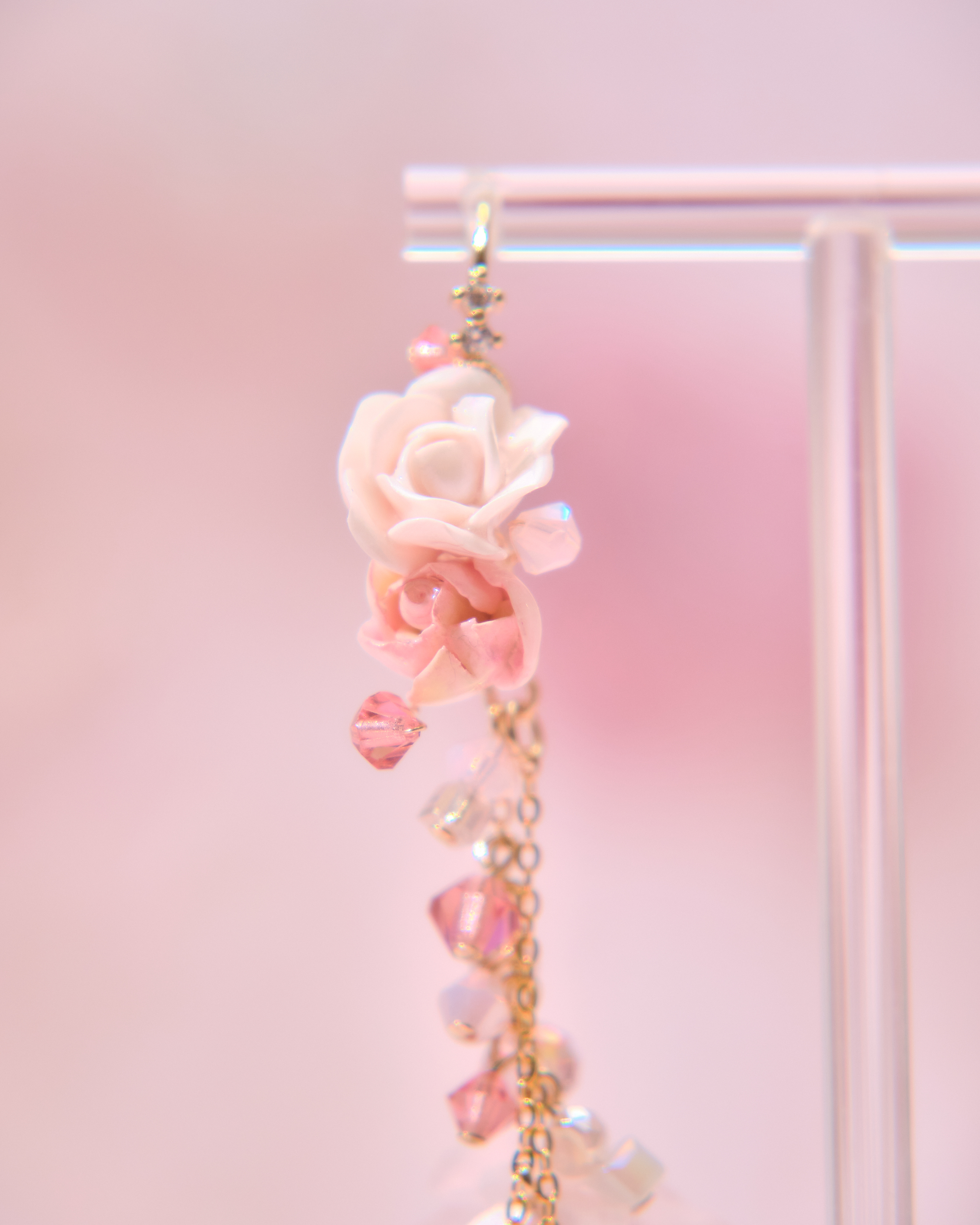 13739 Long Floral Whisper Earrings