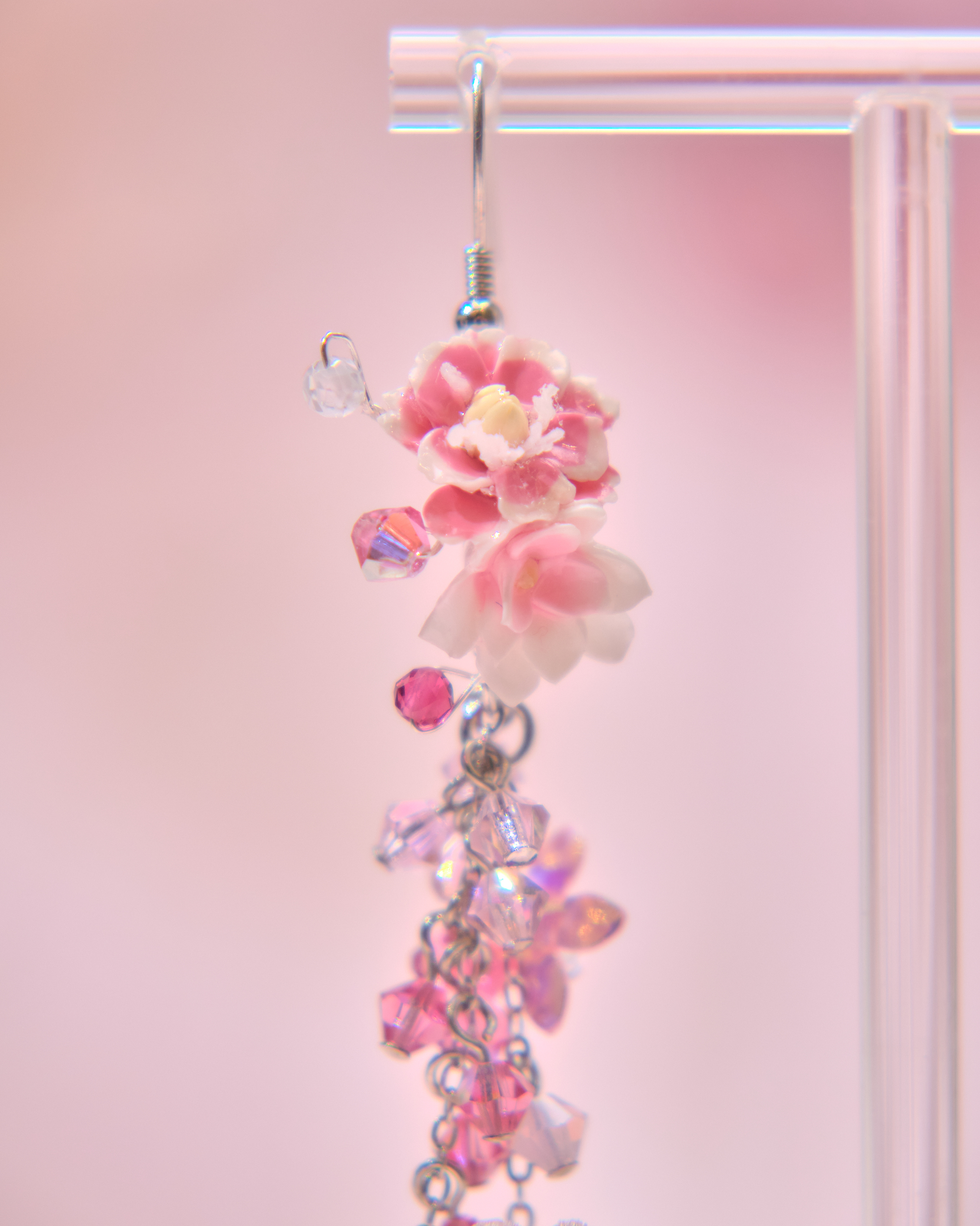 13735 Long Floral Whisper Earrings