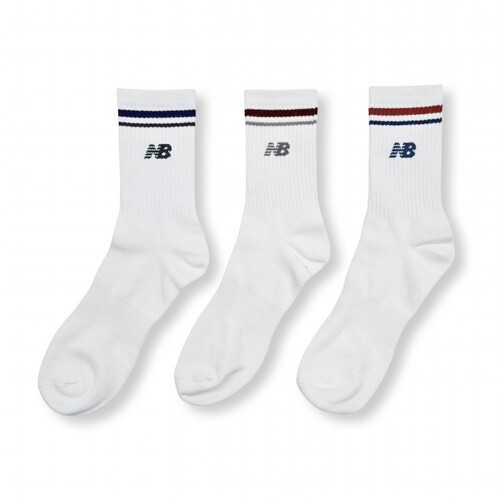 【 限量現貨 】New Balance 經典簡約系列 韓系質感 舒適透氣襪款 3 雙入