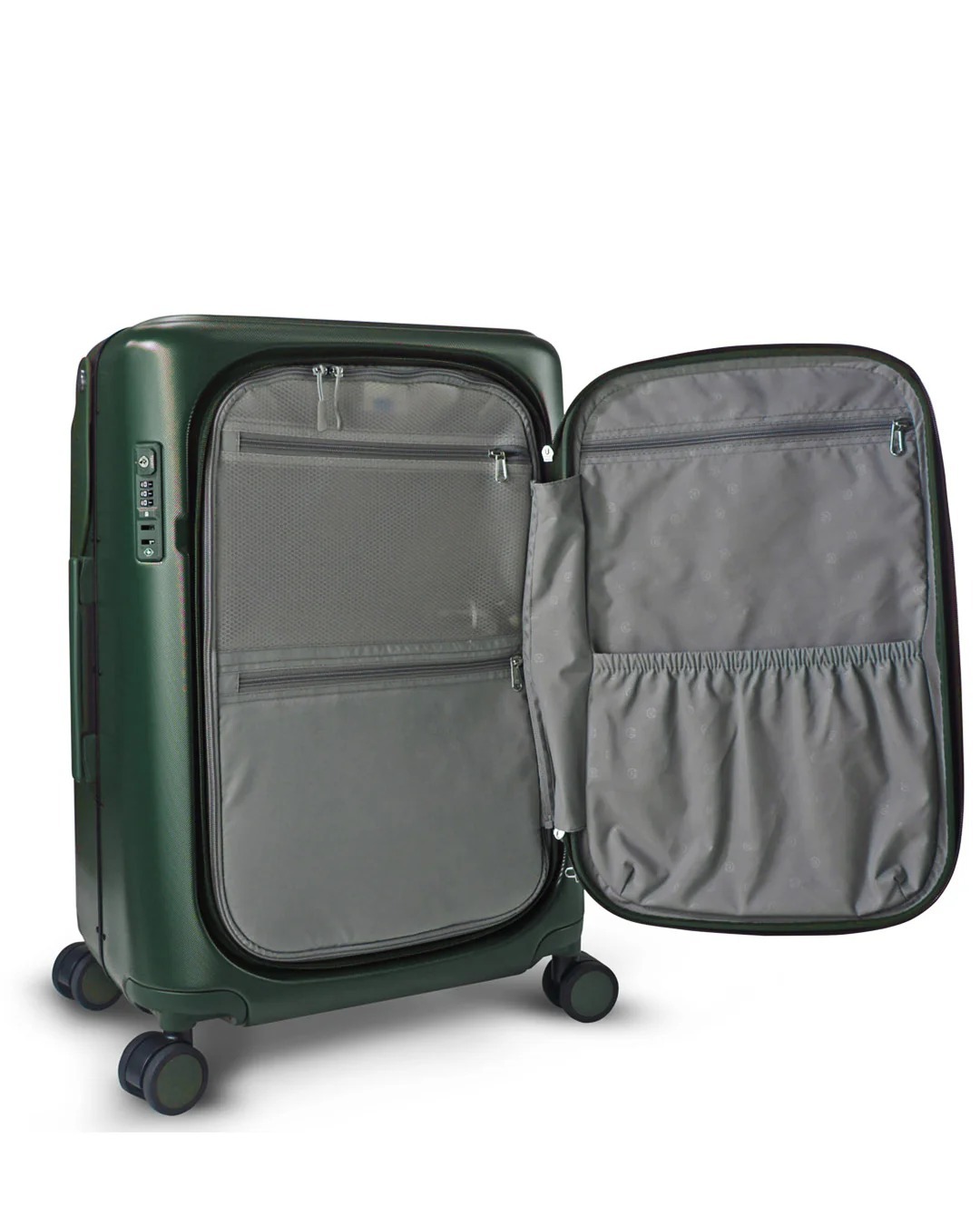 MiaMily 24" Check In Plus Luggage - Forest Green