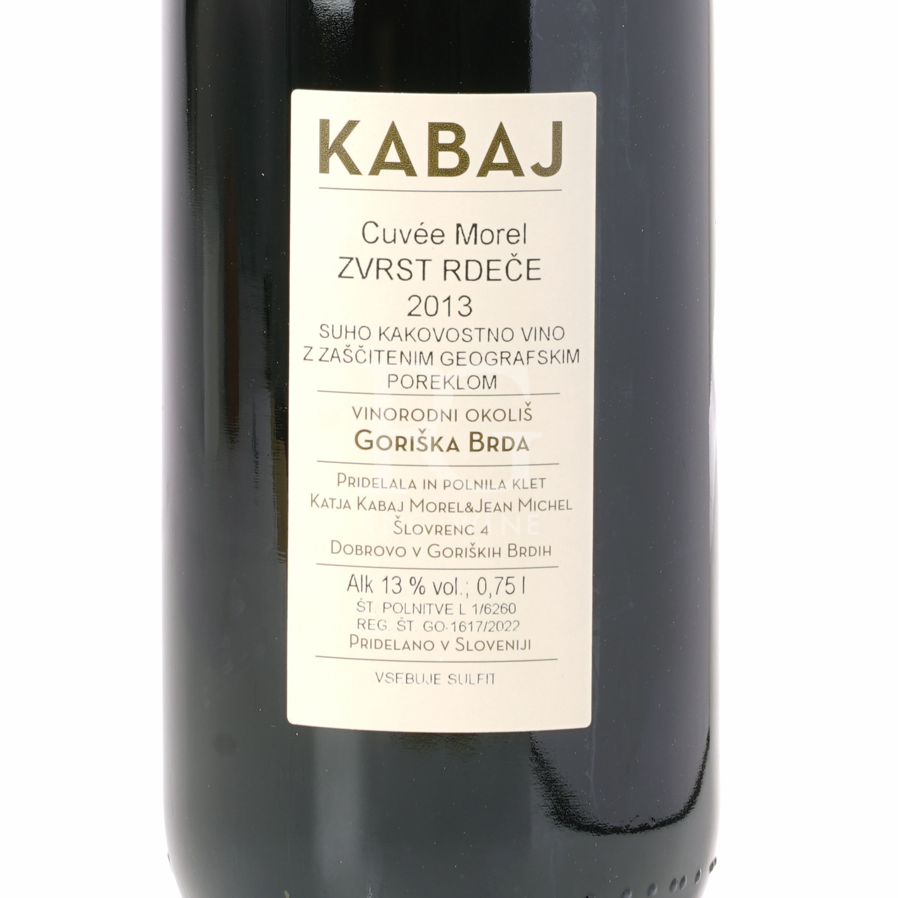KABAJ Cuvée Morel Red 2013