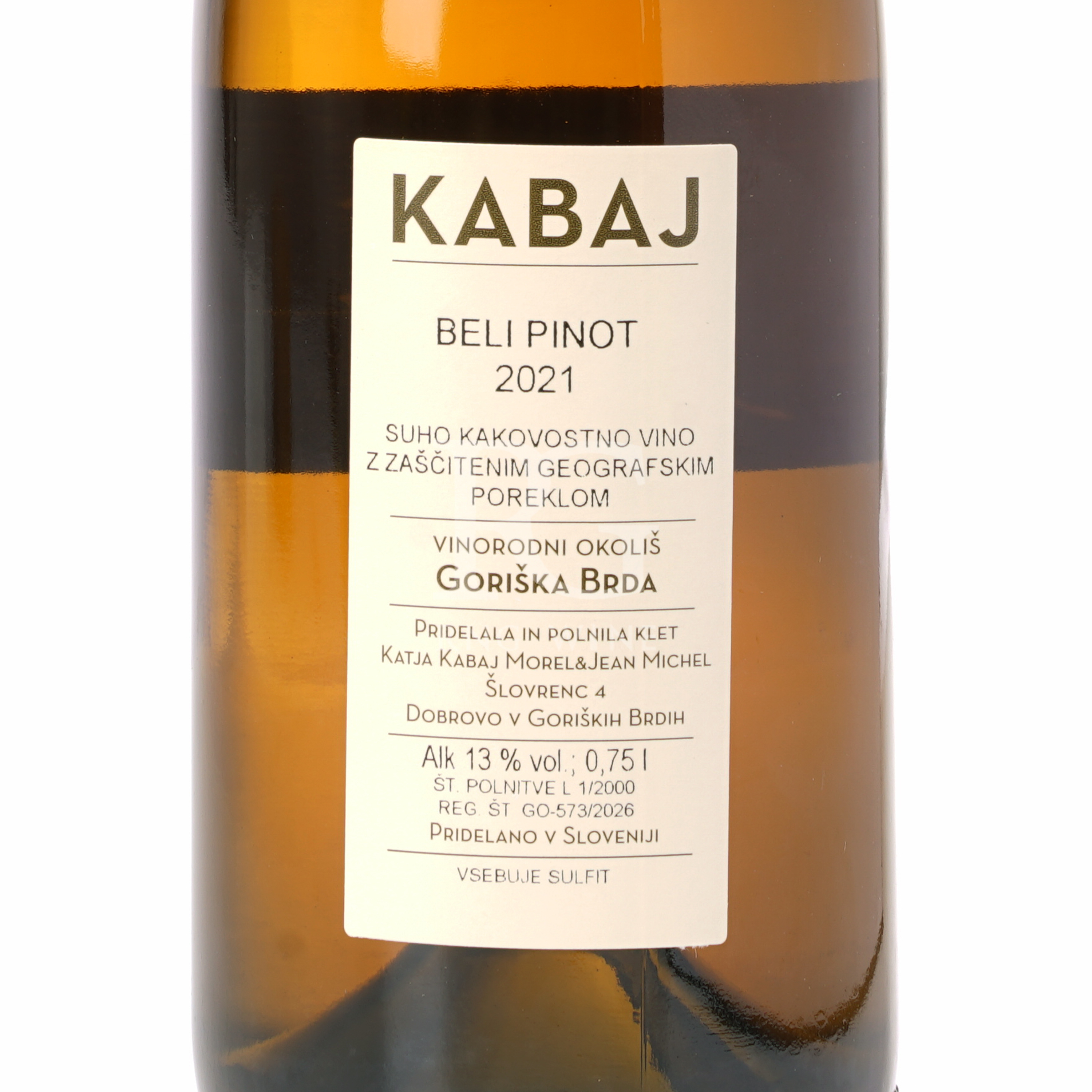 KABAJ Beli Pinot Blanc 2021