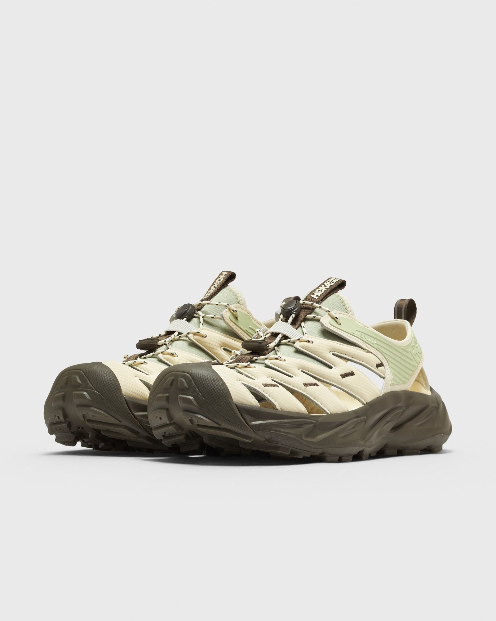 預購┃HOKA ONE ONE Hopara 戶外 機能 涼鞋 米 綠