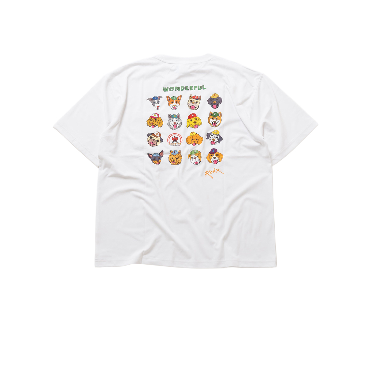 【ROKX】WONDERFUL TEE collab POPFIRE