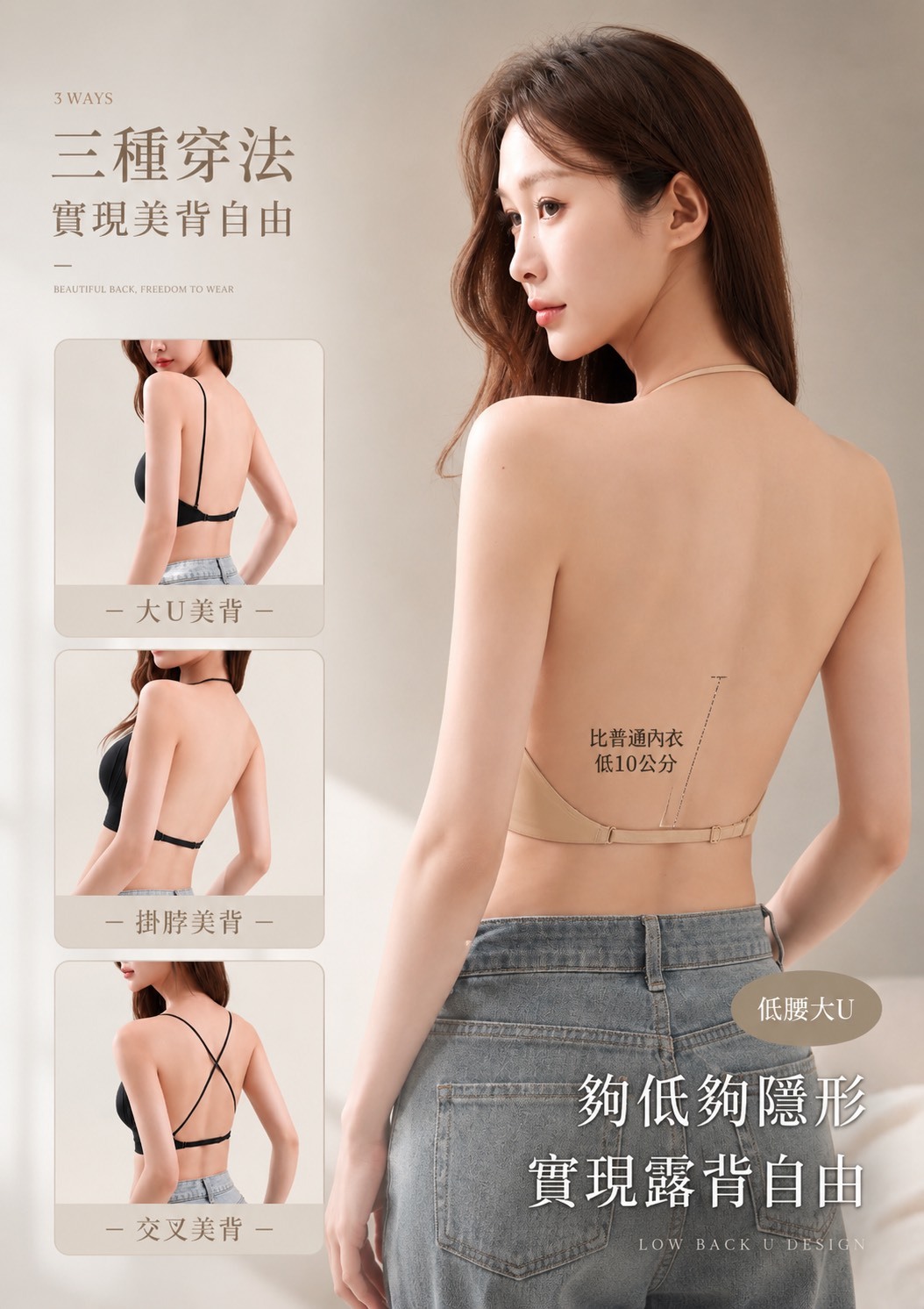 IF1307-多穿法美背罩杯