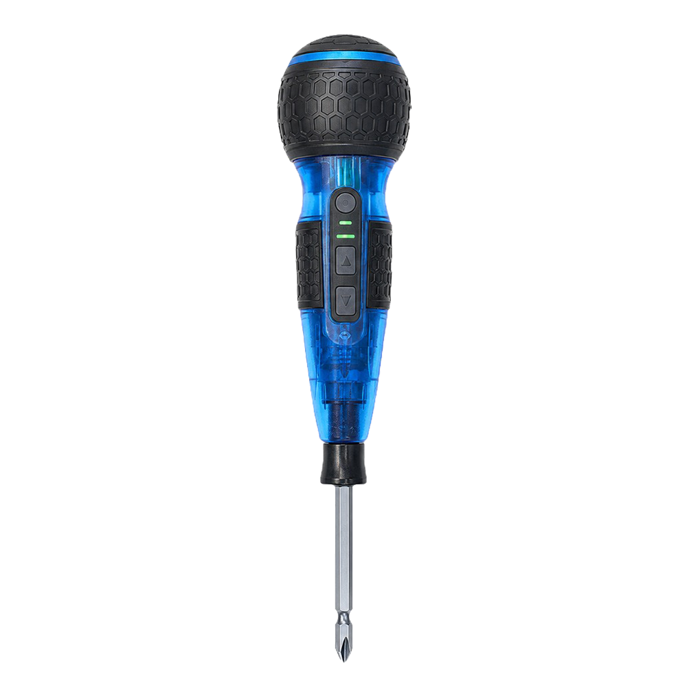 麒麟KYRIN｜3.6V充電式高扭力電動螺絲起子 藍色透明限量版 KES-5B 電動手動兩用起子