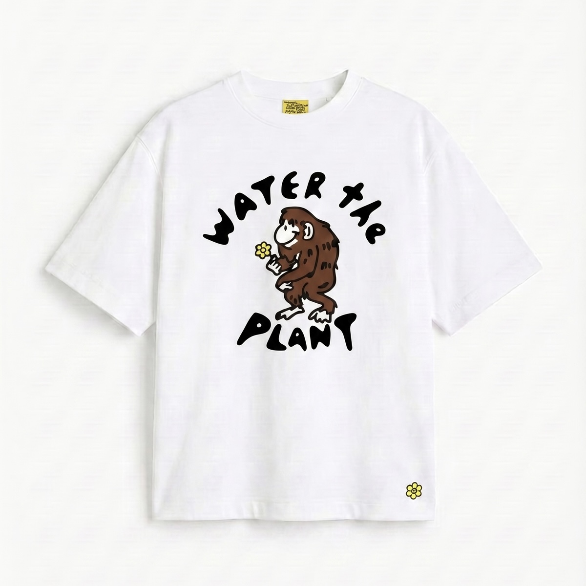 WATER THE PLANT 美式復古 塗鴉插畫印花 寬鬆短袖T WTP