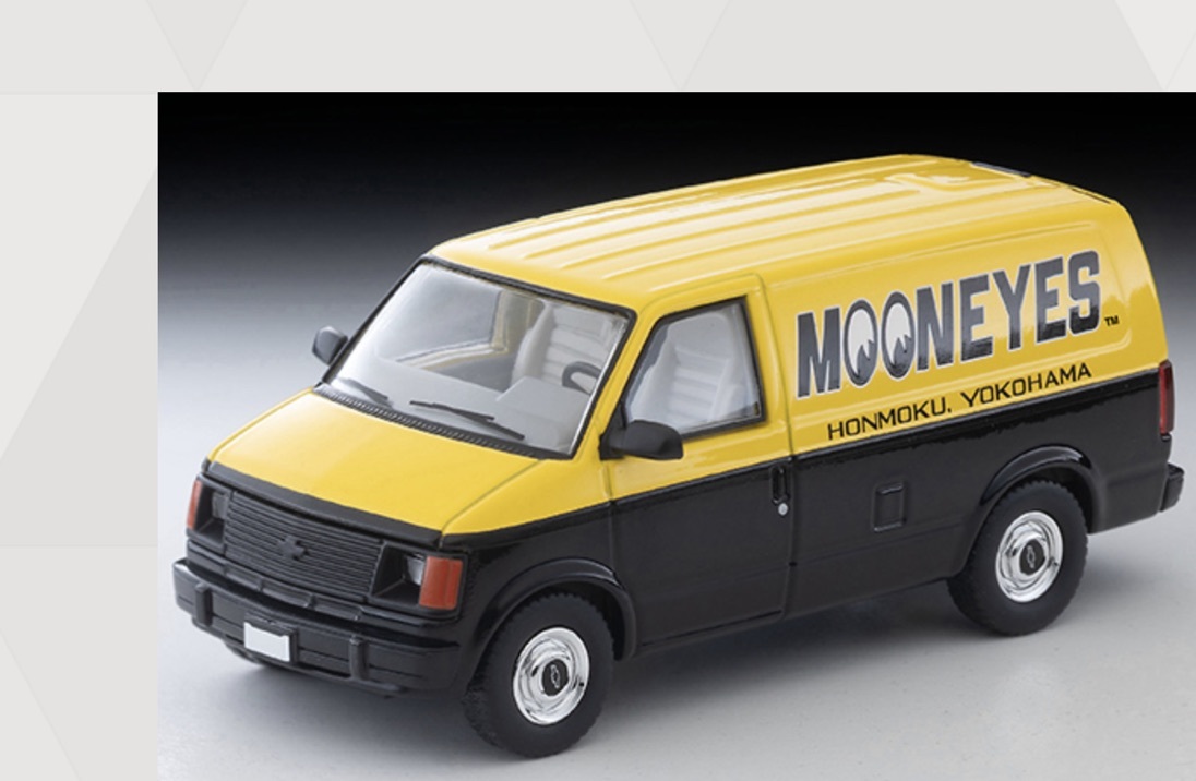 預訂 Pre Order - Tomytec LV-N344b Chevrolet Astro Van (MOONEYES) Yellow/Black